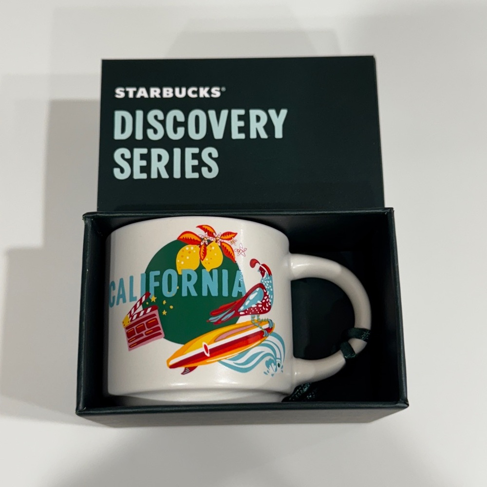 Starbucks California Mug with Surf and Citrus Design